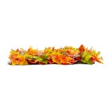 GloboStar® Artificial Garden AUTUMN MAPLE 20349 Τεχνητό Διακοσμητικό Πάνελ Φυλλωσιάς - Κάθετος Κήπος σύνθεση Φθινοπωρινός Σφένδαμος Μ50 x Π50 x Υ10cm 