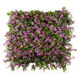 GloboStar® Artificial Garden CYPHEA HYSSOPIFOLIA 20350 Τεχνητό Διακοσμητικό Πάνελ Λουλουδιών - Κάθετος Κήπος σύνθεση Άνθος Κουφέας Μ50 x Π50 x Υ11cm 