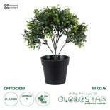 GloboStar® Artificial Garden BUXUS 20387 Τεχνητό Διακοσμητικό Φυτό Πυξός Υ30cm