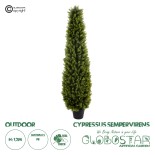 GloboStar® Artificial Garden CYPRESSUS SEMPERVIRENS 20394 Τεχνητό Διακοσμητικό Φυτό Μεσογειακό Κυπαρίσσι Υ120cm