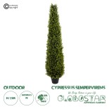 GloboStar® Artificial Garden CYPRESSUS SEMPERVIRENS 20395 Τεχνητό Διακοσμητικό Φυτό Μεσογειακό Κυπαρίσσι Υ150cm