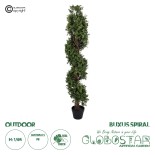 GloboStar® Artificial Garden BUXUS SPIRAL 20401 Τεχνητό Διακοσμητικό Φυτό Σπιράλ Πυξός Υ150cm
