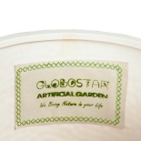 GloboStar® Artificial Garden PARGA 20452 Πήλινο Κεραμικό Κασπώ Γλάστρα - Flower Pot Μπεζ Φ23cm x Υ20.5cm