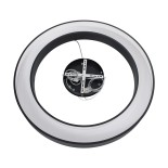 GLOBOSTAR® RA 61196 Μοντέρνο Κρεμαστό Φωτιστικό Οροφής LED 75W 8250lm 120° AC 220-240V IP20 Ρυθμιζόμενο Λευκό CCT με Χειριστήριο από 2700K έως 6000K Dimmable - Lumileds SMD Chip - Μαύρο Ματ - Μ80 x Π80 x Υ8cm - 3 Χρόνια Εγγύηση