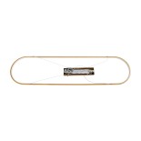 GLOBOSTAR® BOLIVAR 61274 Μοντέρνο Κρεμαστό Φωτιστικό Οροφής LED 54W 5400lm 360° AC 220-240V IP20 Ρυθμιζόμενο Λευκό CCT με Χειριστήριο από 2700K έως 6000K Dimmable - Lumileds SMD Chip - Χρυσό Βούρτσας - Μ120 x Π30 x Υ2cm - 3 Χρόνια Εγγύηση