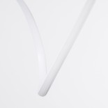 GloboStar® SPIRALE 61284 Κρεμαστό Φωτιστικό Οροφής Design LED CCT 75W 8400lm 300° AC 220-240V - Εναλλαγή Φωτισμού μέσω Τηλεχειριστηρίου All In One Ψυχρό 6000k+Φυσικό 4500k+Θερμό 2700k Dimmable Μ72 x Π25 x Υ30cm - Λευκό - 3 Years Warranty