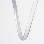 GloboStar® SPIRALE 61285 Κρεμαστό Φωτιστικό Οροφής Design LED CCT 75W 8400lm 300° AC 220-240V - Εναλλαγή Φωτισμού μέσω Τηλεχειριστηρίου All In One Ψυχρό 6000k+Φυσικό 4500k+Θερμό 2700k Dimmable Μ72 x Π25 x Υ30cm - Νίκελ Βούρτσας - 3 Years Warranty