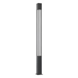 GloboStar® MONTERREY 61512 Urban Light Φωτιστικό Πάρκου - Πλατείας - Κήπου Ύψους 3.5 μέτρων LED 40W 5440lm 60° AC100-240VAC IP67 IK09 - Μ20 x Π20 x Υ350cm - Anthracite Grey - Φυσικό Λευκό 4000K - LUMILEDS - MEAN WELL DRIVER - 5 Years Warranty