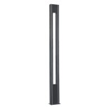 GloboStar® MERIDA 61514 Urban Light Φωτιστικό Πάρκου - Πλατείας - Κήπου Ύψους 3.5 μέτρων LED 40W 5440lm 60° AC100-240VAC IP67 IK09 - Μ32 x Π13 x Υ350cm - Anthracite Grey - Φυσικό Λευκό 4000K - LUMILEDS - MEAN WELL DRIVER - 5 Years Warranty