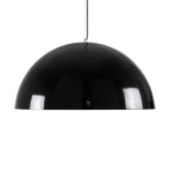 GLOBOSTAR® LUNE 01342 Μοντέρνο Κρεμαστό Φωτιστικό Οροφής με Ντουί 1 x E27 AC 220-240V IP20 - Μαύρο & Χρυσό - Μ60 x Π60 x Υ30cm