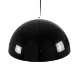 GLOBOSTAR® LUNE 01342 Μοντέρνο Κρεμαστό Φωτιστικό Οροφής με Ντουί 1 x E27 AC 220-240V IP20 - Μαύρο & Χρυσό - Μ60 x Π60 x Υ30cm