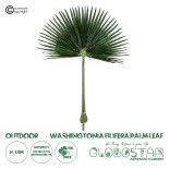 GloboStar® Artificial Garden WASHINGTONIA FILIFERA PALM LEAF 20170 Τεχνητό Διακοσμητικό Φύλο Φοινικόδεντρου Βεντάλια Π135 x Υ180cm