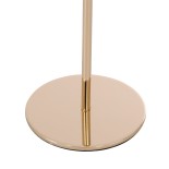 GloboStar® ISABELLA 35110 ΣΕΤ 3 Τεμ. Κηροπήγια Μεταλλικά Χάλκινα Φ8 x Υ33cm - Φ8 x Υ28.5cm - Φ8 x Υ23cm