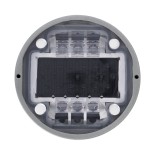 GloboStar® ROADER 60367 Professional LED Strobe Αυτόνομος Ηλιακός Χωνευτός Ανακλαστήρας Οδοστρώματος με Ενσωματωμένο Φωτοβολταϊκό Panel 2.5V 220mA & Επαναφορτιζόμενη Μπαταρία Ni-MH 1.2V 1200mAh - Αδιάβροχο IP68 - Ψυχρό Λευκό 6000K - Max Pass Load 20 Τόνοι