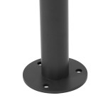 GloboStar® GARDENIA 60507 Φωτιστικό Κήπου - Κολωνάκι Αρχιτεκτονικού Φωτισμού Εξωτερικού Χώρου LED 7W 700lm 60° AC220-240V Αδιάβροχο IP65 - Σώμα Αλουμινίου & Tempered Glass - Μ12 x Π18 x Υ90cm - Θερμό Λευκό 2700K - Γκρι Ανθρακί - Bridgelux Chip - 5 Years W