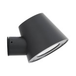 GloboStar® GARDENIA 60798 Φωτιστικό Τοίχου - Απλίκα Αρχιτεκτονικού Φωτισμού Εσωτερικού/Εξωτερικού Χώρου Up or Down LED 7W 700lm 60° AC220-240V Αδιάβροχο IP65 - Σώμα Αλουμινίου & Tempered Glass - Μ9.5 x Π13 x Υ7.7cm - Θερμό Λευκό 2700K - Γκρι Ανθρακί - Bri