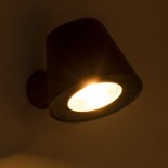 GloboStar® GARDENIA 60799 Φωτιστικό Τοίχου - Απλίκα Αρχιτεκτονικού Φωτισμού Εσωτερικού/Εξωτερικού Χώρου Up or Down LED 7W 700lm 60° AC220-240V Αδιάβροχο IP65 - Σώμα Αλουμινίου & Tempered Glass - Μ9.5 x Π13 x Υ7.7cm - Θερμό Λευκό 2700K - Μαύρο - Bridgelux 