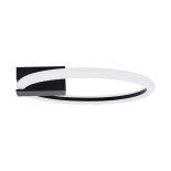 GLOBOSTAR® CINDERELLA 60976 Μοντέρνο Φωτιστικό Οροφής LED 16W 1792lm 360° AC 220-240V IP20 Ρυθμιζόμενο Λευκό CCT με On/Off 2700K/4500K/6000K - Lumileds SMD Chip - Μαύρο Ματ - Μ28.5 x Π28.5 x Υ5cm - 3 Χρόνια Εγγύηση