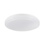 GloboStar® EMERGANO 60993 Πλαφονιέρα Οροφής LED 30W 2850lm 120° AC 220-240V με Ενσωματωμένο Σύστημα Emergency Li-ion 3450mAh/12.8Wh με Αυτονομία 3hrs - Αδιάβροχη IP54 Φ38 x Υ5.3cm Φυσικό Λευκό 4500K - Λευκό - Bridgelux Chips - 3 Years Warranty