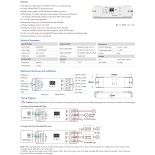 GloboStar® 70671 S1-D SKYDANCE AC Triac DMX Dimmer 2 Καναλιών AC 100-240V 2 x 1A 240W - Max 2A 480W - IP20 Μ16.7 x Π5 x Υ2.4cm - 5 Years Warranty