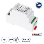 GloboStar® 71420 DL-POW1 Mi-BOXER DC DALI BUS Power Supply Τροφοδοτικό SELV AC 100-240V σε DC 16V 2 Καναλιών DC 16V 2 x 125mA 2W - Max 250mA 4W - IP20 - Din Rail Ράγας - Μ9 x Π3.4 x Υ6cm - 5 Years Warranty