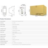 GloboStar® 71420 DL-POW1 Mi-BOXER DC DALI BUS Power Supply Τροφοδοτικό SELV AC 100-240V σε DC 16V 2 Καναλιών DC 16V 2 x 125mA 2W - Max 250mA 4W - IP20 - Din Rail Ράγας - Μ9 x Π3.4 x Υ6cm - 5 Years Warranty