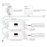 GloboStar® 71423 DL-X Mi-BOXER DC DALI & Push Dimming 5 in 1 High Speed Controller / Dimmer 5 Καναλιών DC 12-24V 5 x 6A 144W - Max 20A 480W - IP20 RGBW+WW Μ13 x Π5 x Υ2.5cm - 5 Years Warranty