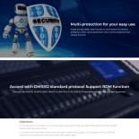 GloboStar® 71426 D5-CX Mi-BOXER DC DMX & RDM Dimmer High Speed Controller / Decoder 5 Καναλιών DC 12-24V 5 x 4A 96W - Max 20A 480W - IP20 Μ13 x Π5 x Υ2.5cm - 5 Years Warranty