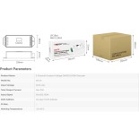 GloboStar® 71426 D5-CX Mi-BOXER DC DMX & RDM Dimmer High Speed Controller / Decoder 5 Καναλιών DC 12-24V 5 x 4A 96W - Max 20A 480W - IP20 Μ13 x Π5 x Υ2.5cm - 5 Years Warranty