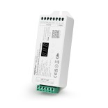 GloboStar® 71426 D5-CX Mi-BOXER DC DMX & RDM Dimmer High Speed Controller / Decoder 5 Καναλιών DC 12-24V 5 x 4A 96W - Max 20A 480W - IP20 Μ13 x Π5 x Υ2.5cm - 5 Years Warranty