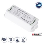 GloboStar® 71429 PA5 Mi-BOXER DC Power & Signal High Speed Amplifier Ενισχυτής Ισχύος & Σήματος Υψηλών Ταχυτήτων 5 Καναλιών DC 12-24V 5 x 6A 144W - Max 15A 360W - IP20 RGBW+WW Μ11.4 x Π4.9 x Υ2.8cm - 5 Years Warranty