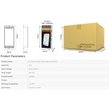 GloboStar® 71429 PA5 Mi-BOXER DC Power & Signal High Speed Amplifier Ενισχυτής Ισχύος & Σήματος Υψηλών Ταχυτήτων 5 Καναλιών DC 12-24V 5 x 6A 144W - Max 15A 360W - IP20 RGBW+WW Μ11.4 x Π4.9 x Υ2.8cm - 5 Years Warranty