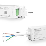 GloboStar® 71441 WL5-P75V24 Mi-BOXER DC Smart Wifi & RF 2.4Ghz Power Supply Τροφοδοτικό SELV & Controller / Dimmer All in One 5 Καναλιών AC100-240V σε DC 24V 5 x 0.6A 14.4W - Max 3A 75W - IP20 RGBW+WW Μ19 x Π5.5 x Υ3.2cm - 5 Years Warranty