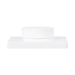 GloboStar® 71443 K1 Mi-BOXER Ασύρματο Επιτοίχιο Χειριστήριο Dimmer RF 2.4Ghz για όλα τα Μονόχρωμα Mi-BOXER Controller DC 3V 1 x CR2032 - IP20 Λευκό Μ8.5 x Π8.5 x Υ2.5cm - 5 Years Warranty