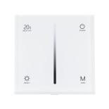GloboStar® 71452 S1-T SKYDANCE AC Smart RF 2.4Ghz & Αφής - Touch Triac Dimming AC100-240V σε AC100-240V 1 x 1.5A 360W - Max 1.5A 360W - IP20 - Λευκό Σώμα - Μ8.5 x Π8.5 x Υ3.2cm - 5 Years Warranty