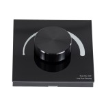 GloboStar® 71455 S1-K SKYDANCE AC Smart RF 2.4Ghz & Ροοστάτη - Push ON/OFF Triac Dimming AC100-240V σε AC100-240V 1 x 1.5A 360W - Max 1.5A 360W - IP20 - Μαύρο Σώμα - Μ8.5 x Π8.5 x Υ5cm - 5 Years Warranty