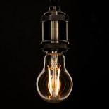 GloboStar® 99037 LED Long Filament Bulb E27 A60 Globe 8W 720lm 360° AC 220-240V IP20 D6 x H10.5cm Ultra Θερμό Λευκό 2200K με Μελί Γυαλί - Dimmable - 3 Years Warranty
