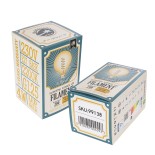 GloboStar® 99138 Λάμπα E27 G125 Γλόμπος LED SOFT SPIRAL FILAMENT 6W 490 lm 320° AC 85-265V Edison Retro με Μελί Γυαλί Ultra Θερμό Λευκό 2200 K Dimmable