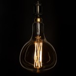 GloboStar® 99169 Λάμπα LED Long Filament E27 ER180 PAPAYAS Γλόμπος 8W 720lm 360° AC 220-240V IP20 Φ18 x Υ30cm Ultra Θερμό Λευκό 2200K με Μελί Γυαλί - Dimmable - 3 Years Warranty