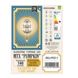 GLOBOSTAR® PUMPKIN 99211 Λάμπα E27 G150 LED 1.6W 140lm 360° AC 220-240V IP20 Ultra Θερμό Λευκό 2200K - Diode HP Filament Chip - Μελί - Μ15 x Π15 x Υ19cm - 3 Χρόνια Εγγύηση