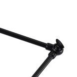 GLOBOSTAR® LOTUS 00939 Μοντέρνο Φωτιστικό Οροφής με Ντουί 1 x E27 AC 220-240V IP20 - Μαύρο - Μ30 x Π30 x Υ21cm