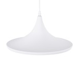 GLOBOSTAR® SHANGHAI 01026-B Μοντέρνο Κρεμαστό Φωτιστικό Οροφής με Ντουί 1 x E27 AC 220-240V IP20 - Λευκό & Χρυσό - Μ37 x Π37 x Υ17cm