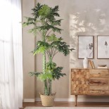 GloboStar® Artificial Garden PAPAYA TREE 20383 Τεχνητό Διακοσμητικό Φυτό  Παπάγια Υ270cm