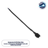 GloboStar® 226034 Connector AC/DC Max 50m Τροφοδοσίας Για Όλες τις Μονόχρωμες Epistar Wide Ταινίες LED Διπλής Σειράς DC 230V 2 Pin Μ25 x Π2.3 x Y0.8cm