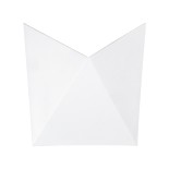 GloboStar® STEALTH 60521 Φωτιστικό Τοίχου - Απλίκα Αρχιτεκτονικού Φωτισμού Εσωτερικού/Εξωτερικού Χώρου Up or Down LED 10W 1100lm 60° AC220-240V Αδιάβροχο IP65 - Σώμα Αλουμινίου & Tempered Glass - Μ17 x Π17 x Υ7.5cm - Φυσικό Λευκό 4500K - Λευκό - Bridgelux