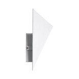 GloboStar® STEALTH 60521 Φωτιστικό Τοίχου - Απλίκα Αρχιτεκτονικού Φωτισμού Εσωτερικού/Εξωτερικού Χώρου Up or Down LED 10W 1100lm 60° AC220-240V Αδιάβροχο IP65 - Σώμα Αλουμινίου & Tempered Glass - Μ17 x Π17 x Υ7.5cm - Φυσικό Λευκό 4500K - Λευκό - Bridgelux