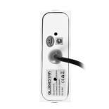 GloboStar® LINOR 60527 Φωτιστικό Τοίχου - Απλίκα Αρχιτεκτονικού Φωτισμού Εσωτερικού/Εξωτερικού Χώρου Up & Down LED 10W 1000lm 60° AC220-240V Αδιάβροχο IP65 - Σώμα Αλουμινίου & Tempered Glass - Μ12.5 x Π6 x Υ4cm - Θερμό Λευκό 2700K - Λευκό - Bridgelux Chip