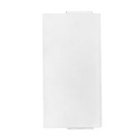 GloboStar® LINOR 60527 Φωτιστικό Τοίχου - Απλίκα Αρχιτεκτονικού Φωτισμού Εσωτερικού/Εξωτερικού Χώρου Up & Down LED 10W 1000lm 60° AC220-240V Αδιάβροχο IP65 - Σώμα Αλουμινίου & Tempered Glass - Μ12.5 x Π6 x Υ4cm - Θερμό Λευκό 2700K - Λευκό - Bridgelux Chip