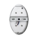 GloboStar® JEREMY 60530 Φωτιστικό Τοίχου - Απλίκα Αρχιτεκτονικού Φωτισμού Εσωτερικού/Εξωτερικού Χώρου Up & Down LED 10W 1000lm 60° AC220-240V Αδιάβροχο IP65 - Σώμα Αλουμινίου & Tempered Glass - Μ16 x Π10 x Υ7cm - Θερμό Λευκό 2700K - Λευκό - Bridgelux Chip