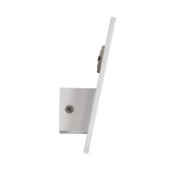 GloboStar® CUADRADO 60569 Φωτιστικό Τοίχου - Απλίκα Αρχιτεκτονικού Φωτισμού Εσωτερικού/Εξωτερικού Χώρου Up or Down LED 10W 1000lm 60° AC220-240V Αδιάβροχο IP65 - Σώμα Αλουμινίου & Tempered Glass - Μ14 x Π14 x Υ4.5cm - Θερμό Λευκό 2700K - Λευκό - Bridgelux